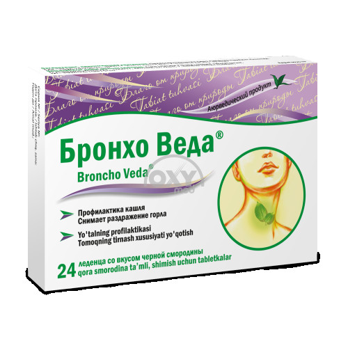 product-Бронхо Веда черная смородина №24 леденцы