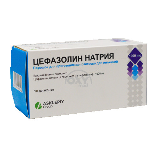 product-Цефазолин натрия 1000мг №10 порошок для приготовления раствора для инъекций