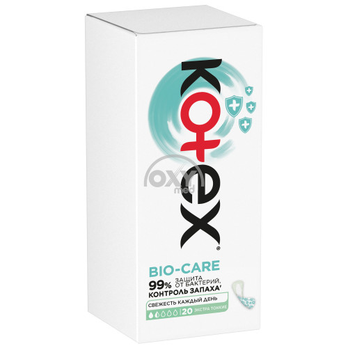 product-Прокладки ежедневные "Kotex" Bio-Care Extra Thin №20