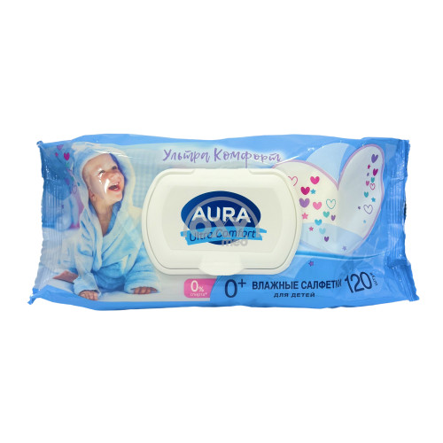 product-Салфетки влажные для детей "Aura" Ultra comfort №120