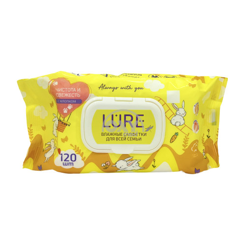 product-Салфетки влажные "LURE"для всей семьи №120