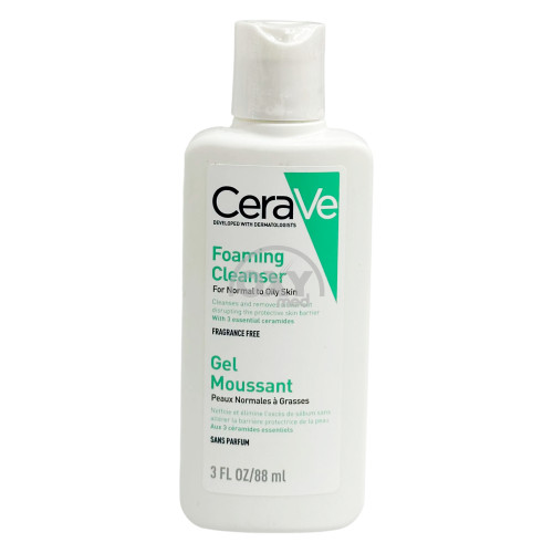 product-Гель для лица CeraVe очищающий для нормальной и жирной кожи 88м