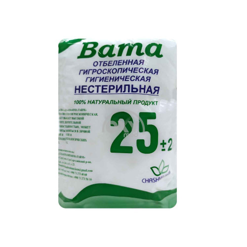 product-Вата гигиеническая отбеленная нестерильная 25 г