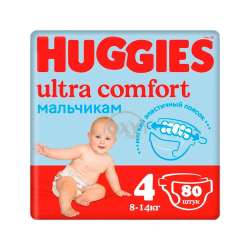 product-Huggies UC bezi o'lchami №4 №80 kichiklar uchun