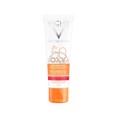 product-Средство солнцезащитное антивозрастное VICHY 3в1 SPF50 50 мл
