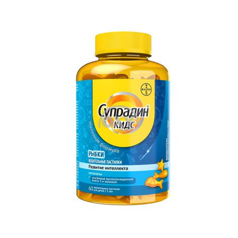 product- Supradin Kids No 60 chaynash baliq plitalari