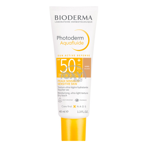 product-Cредство Bioderma AquaFluid spf50 golder 40 мл