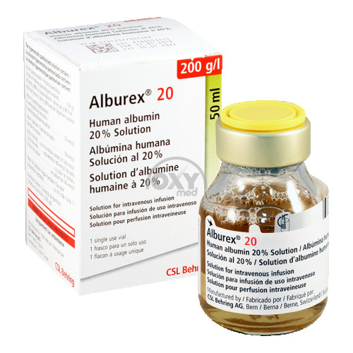 product-Альбурекс, 20%, 50 мл, флакон