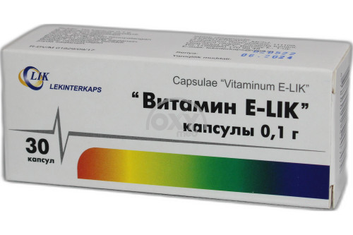 product-Витамин Е-LIK 0,1г №30 капсулы