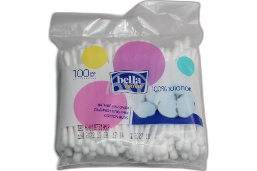 product-Ватные палочки "Bella Cotton"№100 (п/э пакете)