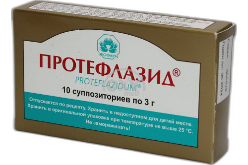Протефлазид супп.3г №10 - купить в Ташкенте онлайн по хорошей цене в OXYmed