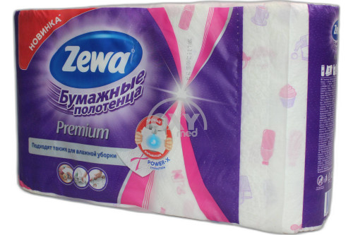 product-Бумажные полотенца Zewa Premium декор №4