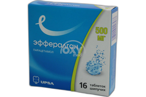 Эффералган 500мг №16 табл. шип. - купить в Ташкенте онлайн по хорошей ...