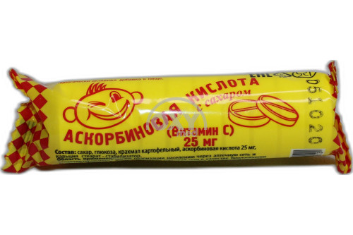 product-Аскорбиновая к-та с сахаром №10 табл.
