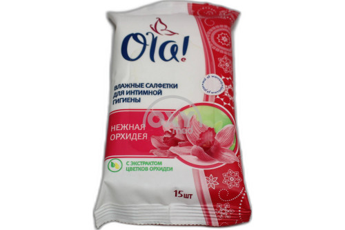 product-Салфетки "OLA" для интим.гигиены Орхидея №15