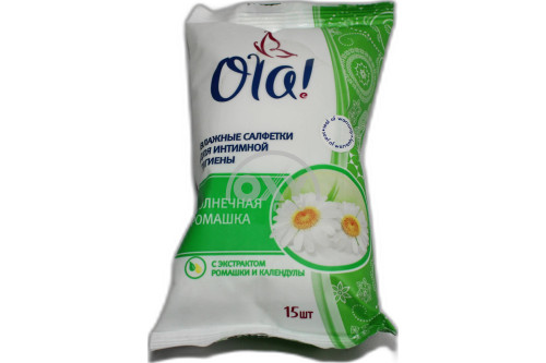 product-Салфетки "OLA"для интим.гигиены Ромашка №15