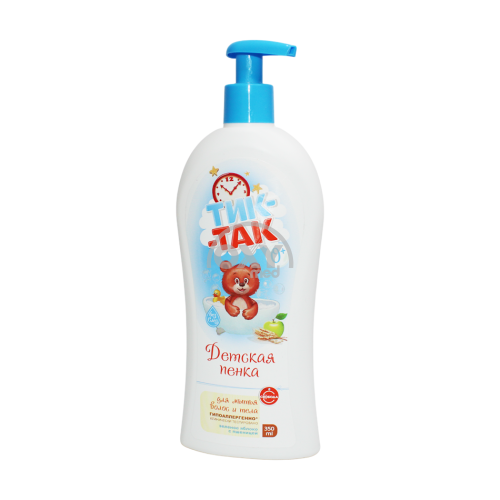 product-Пенка детская Тик-Так зеленое яблоко с пшеницей 350 мл