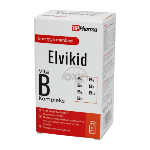 product-Vita B kompleksi (Elvikid) 30 ml tomchi