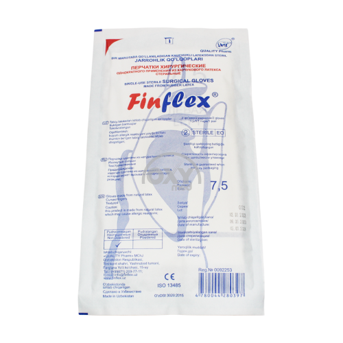product-Steril jarrohlik qo'lqoplari (changsiz) Finflex p.7.5