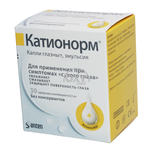 product-Cationorm 0,4ml № 30 emulsiya ko'z tomchilari