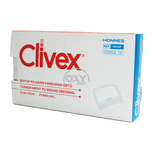 product-Poliuretan bandaj. o'chirildi Clivex 9 sm x 15 sm