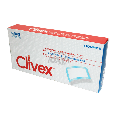 product-Poliuretan bandaj. o'chirildi Clivex 9 sm x 20 sm