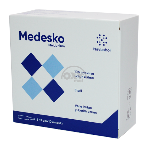 product-Medesko 100 mg/ml 5 ml No 10 eritmasi d/i.