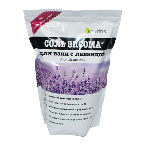product-Соль для ванн Эпсома лаванда 1000г