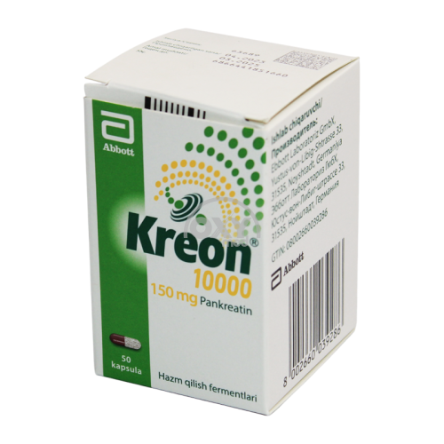 product-Креон-10 000ЕД 150 мг №50 капсулы кишечнорастворимые