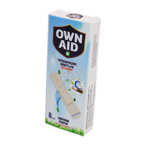 product-Пластыри гигиенические OWN AID поливинилхлоридные, дышащие 19*72 мм №8