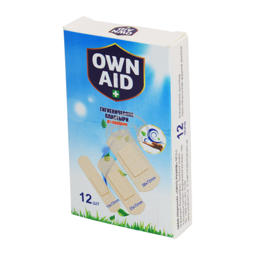 product-Gigienik plasterlar OWN AID polivinilxlorid universal No 12