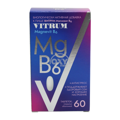 product-Vitrum Magnevit B6 № 60 yorlig'i.