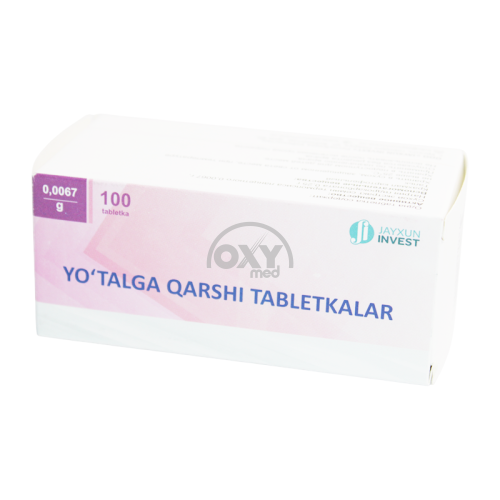 product-Yo'tal tabletkalari No 100 planshetlar.