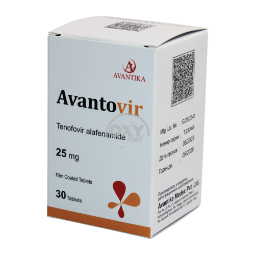 product-Avonvir 25 mg № 30 tabletka.