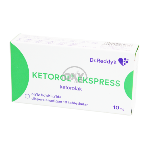 product-Ketorol Express, 10 mg, tab. № 10