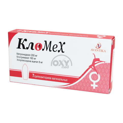 product-Кломех 200+160+8 №7 супп.вагинальные