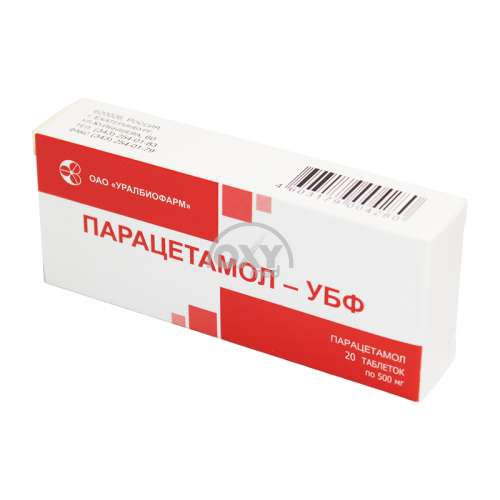 product-Paratsetamol UBF 500 mg No 20 tab. (2X10)
