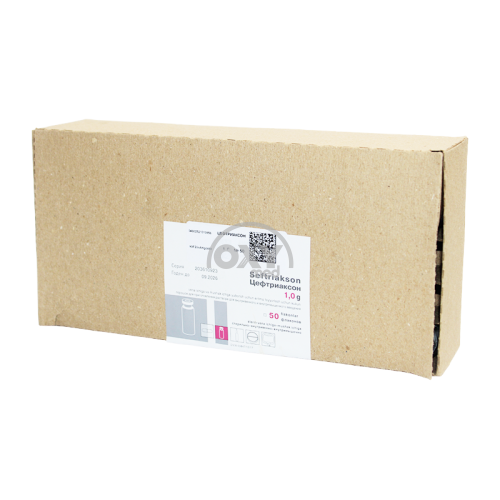 product-Цефтриаксон 1,0 г №50 порошок для приготовления раствора для инъекций