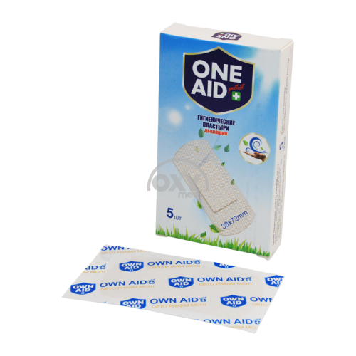 product-Пластыри гигиенические OWN AID поливинилхлоридные, дышащие 38*72 мм №5