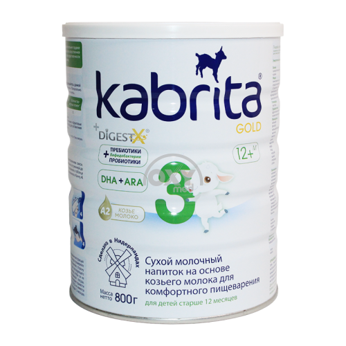 product-335 Quruq ichimlik mol.Kabrita 3Gold d/kt.12+800g