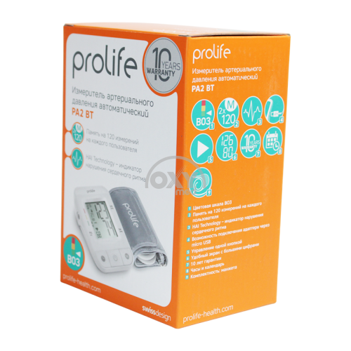 product-Тонометр автоматический Prolife PA2 BT с адаптером