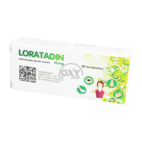 product-Loratadin 10 mg № 20 tabletka.