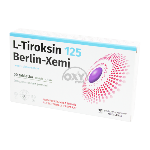 product-L-тироксин 125 125мкг №50  таблетки