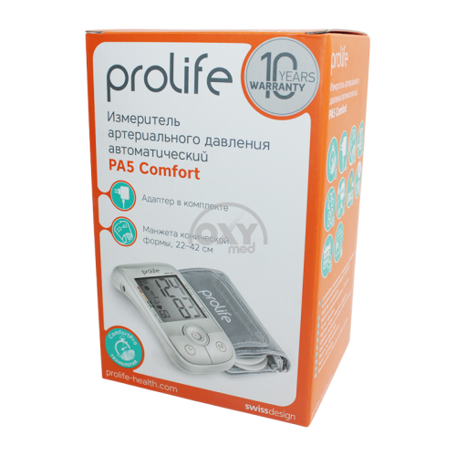 product-Тонометр автоматический Prolife PA5 Comfort с адаптером