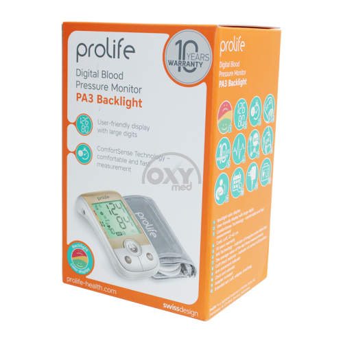 product-Тонометр автоматический Prolife PA3 Backlight с адаптером