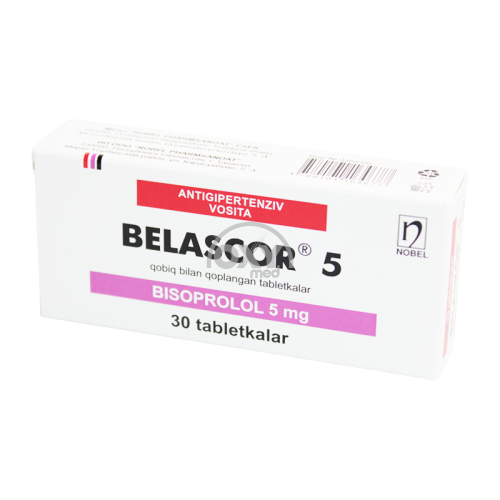 product-Беласкор 5  5мг №30 таблетки