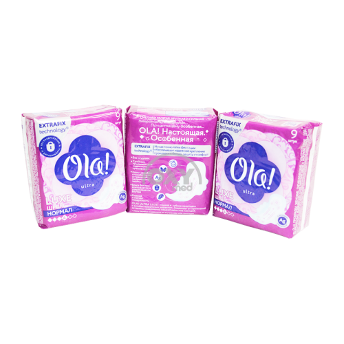 product-Прокладки OLA! Ultra Lux шёлк с ионами серебра №9