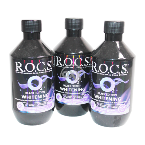 product-Ополаскиватель для полости рта отбеливающий ROCS Black Edition 400мл