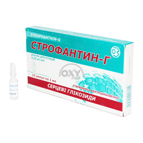 product-Strophanthin G 0,025% eritmasi 1ml № 10