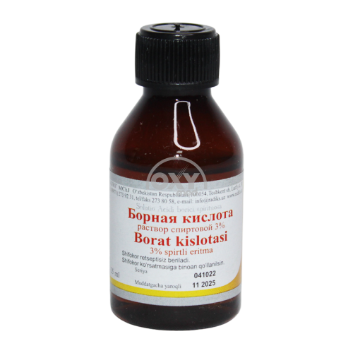 product-Борная кислота 3% раствор 25 мл